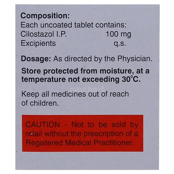 stiloz 100mg tablet 15's